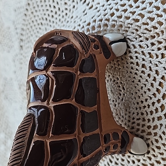 Casals Peru Terracotta Pottery Long Neck Giraffe Figurine Vintage 6" tall - Picture 6 of 10